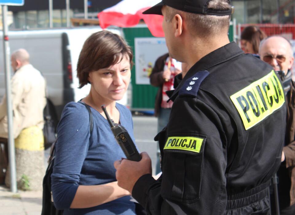 Ewa Stankiewicz, Warszawa, 29.09.2012, w czasie marszu w obronie TV TRWAM / autor: wPolityce.pl