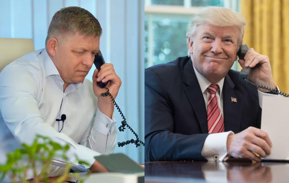 Robert Fico i Donald Trump / autor: FB/Robert Fico