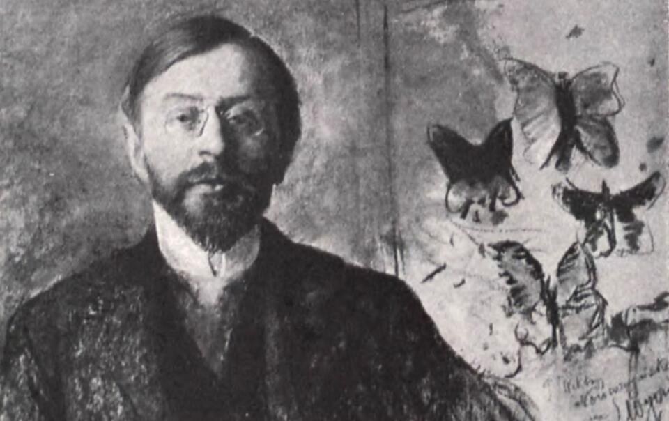 Leon Wyczółkowski, Portret Adolfa Nowaczyńskiego z 1906 roku / autor: bcdl.pl/commons.wikimedia.org