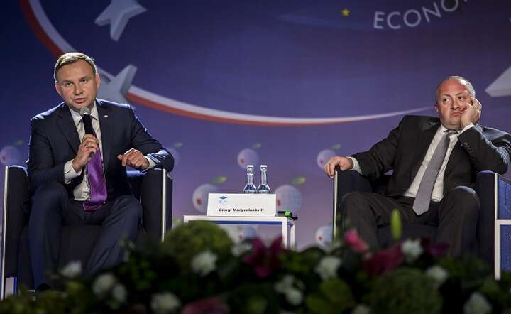 Andrzej Duda na Forum Ekonomicznym w Gruzji