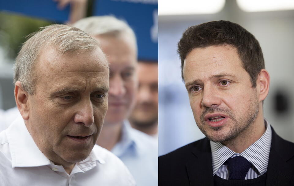Grzegorz Schetyna, Rafał Trzaskowski / autor: Fratria