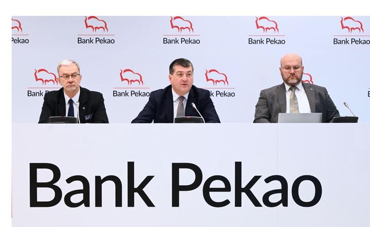 Od lewej: Jerzy Kwieciński, Leszek Skiba i Paweł Strączyński  / autor: Bank Pekao  