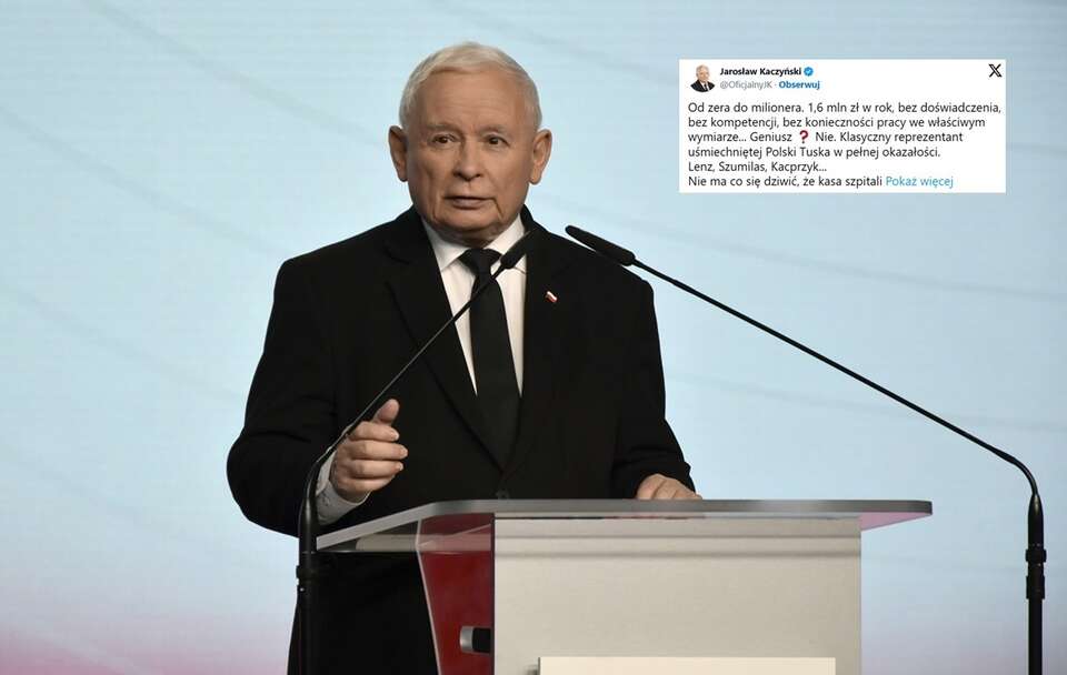 Jarosław Kaczyński / autor: Fratria/X