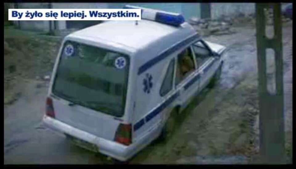 KADR Z REKLAMÓWKI WYBORCZEJ PO Z ROKU 2007. Fot. wPolityce.pl