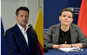 Rafał Trzaskowski i Marta Cienkowska / autor: Fratria 