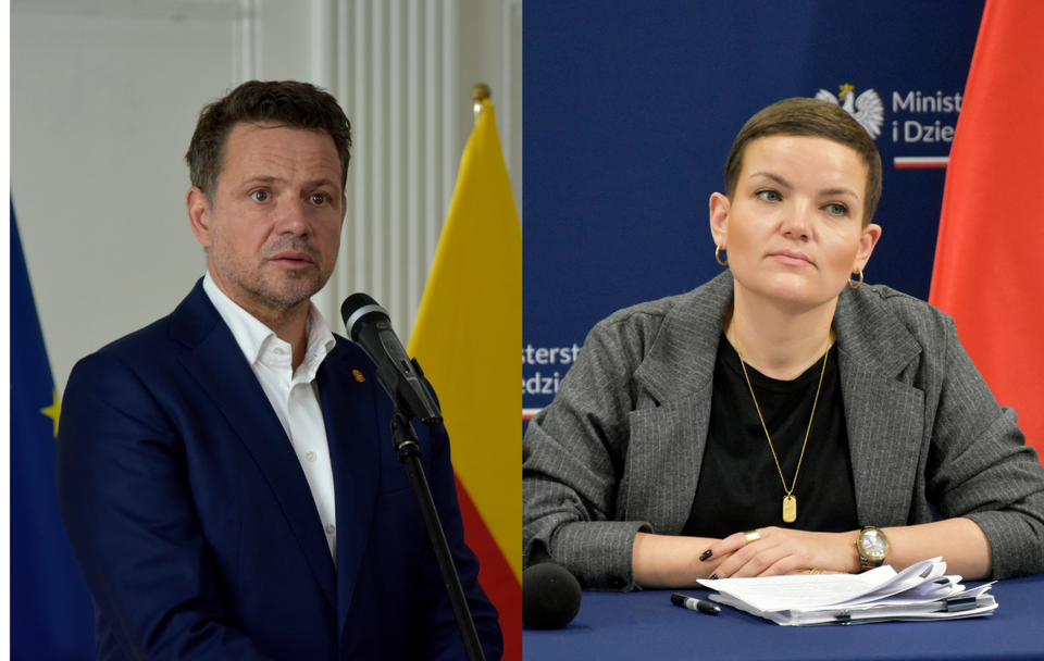 Rafał Trzaskowski i Marta Cienkowska / autor: Fratria 