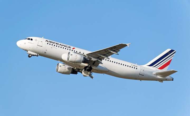 Koncern Airbus zarządził pilną akcję serwisową około 6 tys. samolotów z rodziny A320. Linie Air France (na zdjęciu) musiały odwołać kilkadziesiąt połączeń / autor: Pixabay