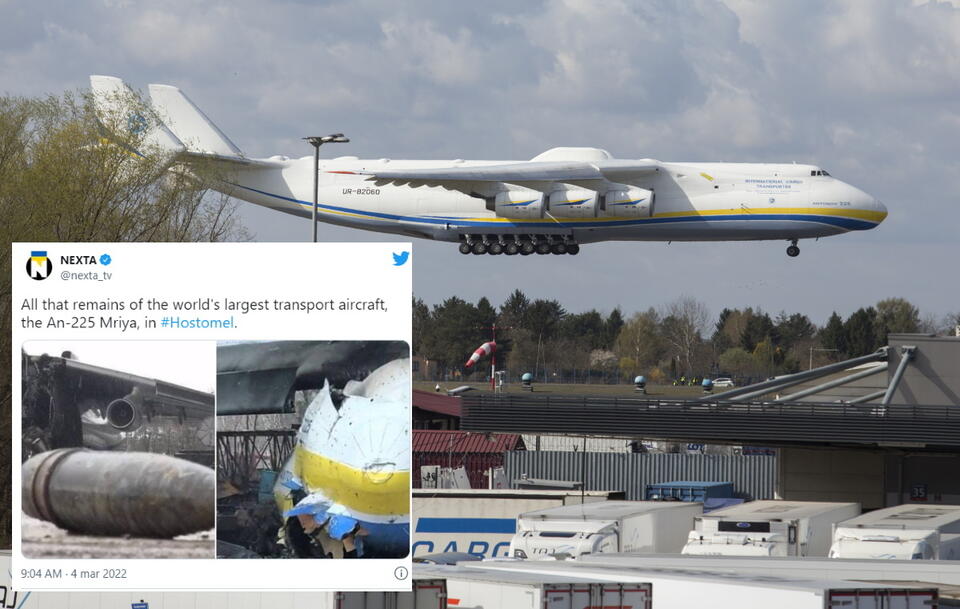 An-225 Mrija ląduje w Warszawie  / autor: Fratria 