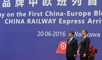 ZAMIAST SŁÓW "China Railway Express" przyjechał do Warszawy