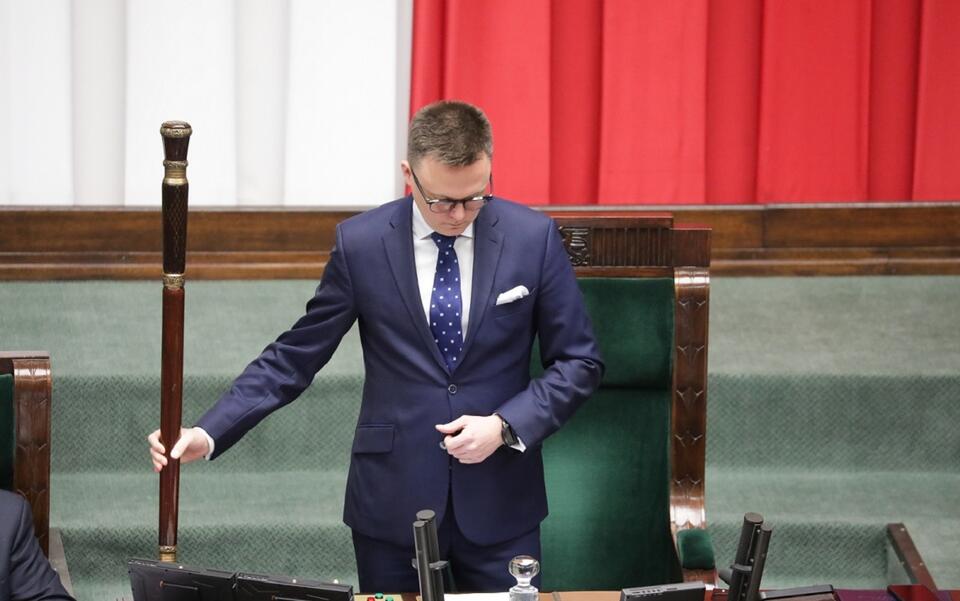 Marszałek Sejmu Szymon Hołownia / autor: PAP/Tomasz Gzell
