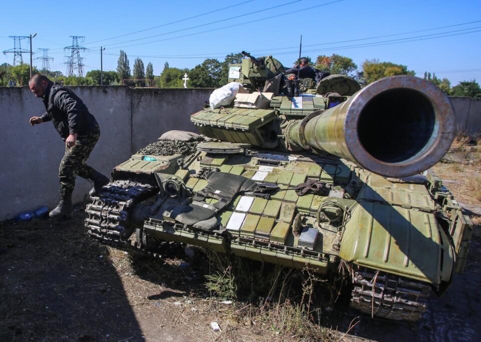 CZołg armii ukraińskiej. Fot. PAP / EPA