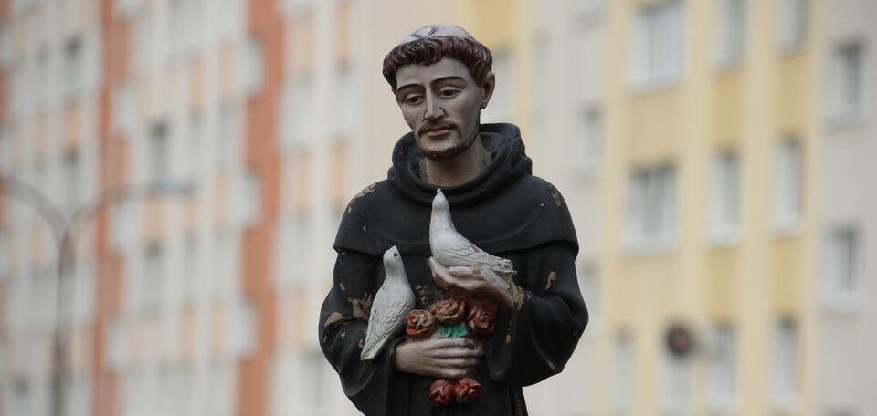 Święty Franciszek, figura w Warszawie / autor: wPolityce.pl