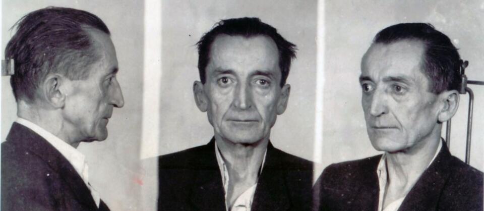 Gen. Emil Fieldorf Nil po aresztowaniu przez UB w 1950 r. / autor: IPN/commons.wikimedia.org