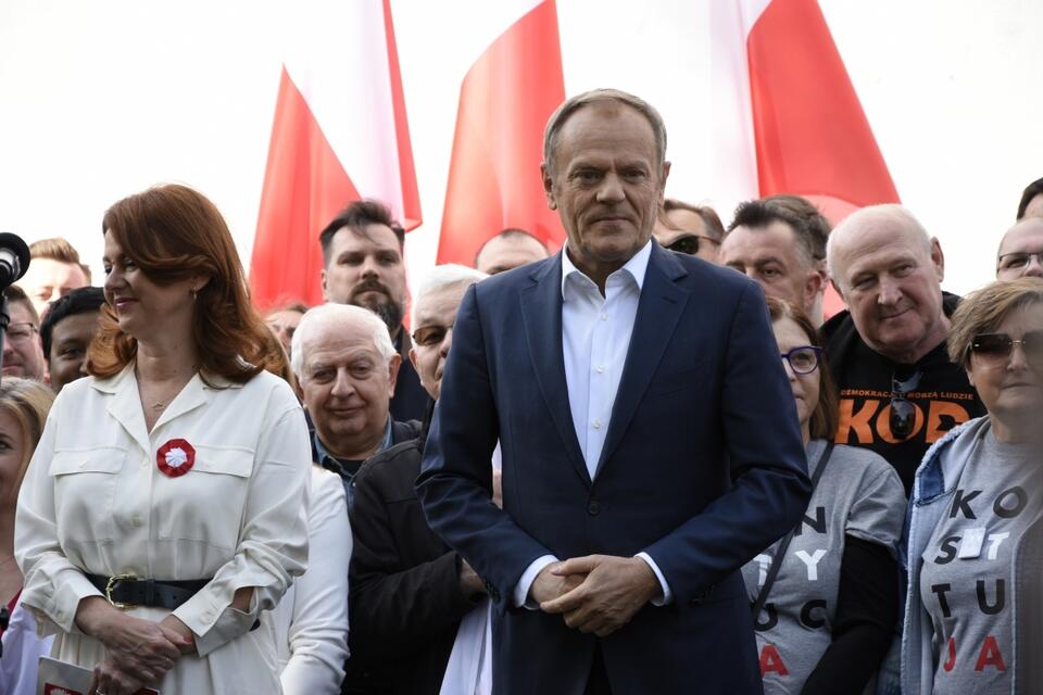 SONDAŻ. Ponad połowa Polaków wątpi w sukces marszu Tuska