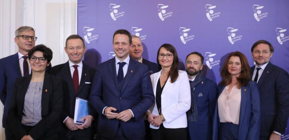 WARSZAWA PREZYDENT MIASTA RAFAŁ TRZASKOWSKI KONFERENCJA / autor: 	PAP/Paweł Supernak