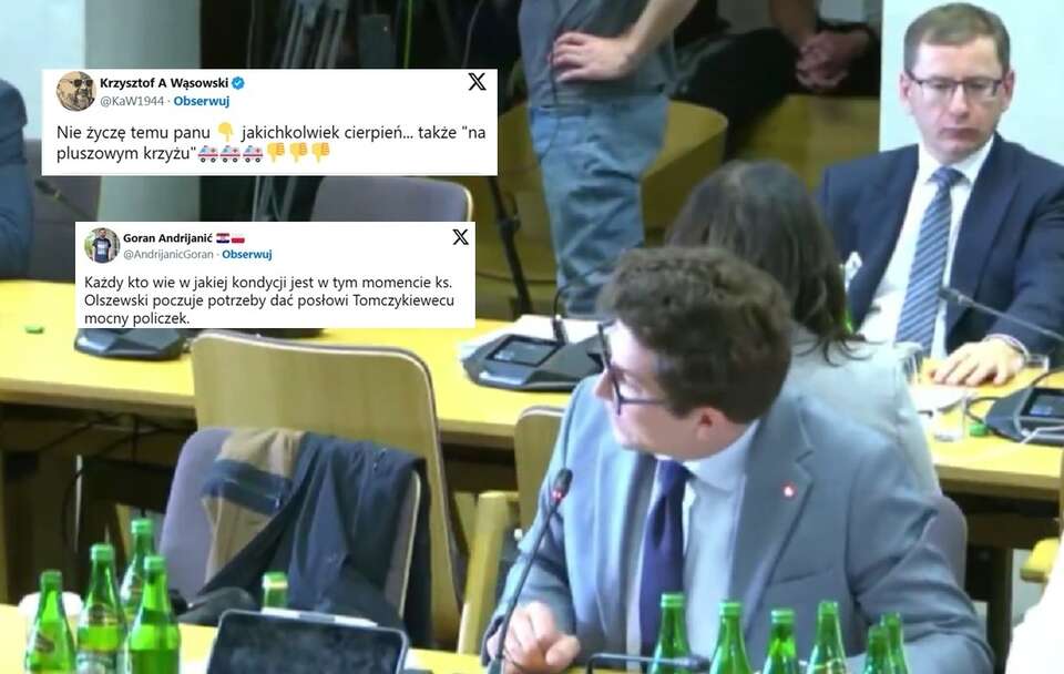 Oburzające słowa Tomczykiewicza o szamanowi Olszewskim!