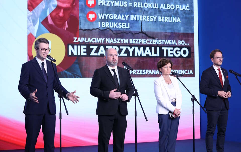 Konferencja PiS / autor: X:@pisorgpl/https://x.com/pisorgpl/status/1939636918087565466/photo/1