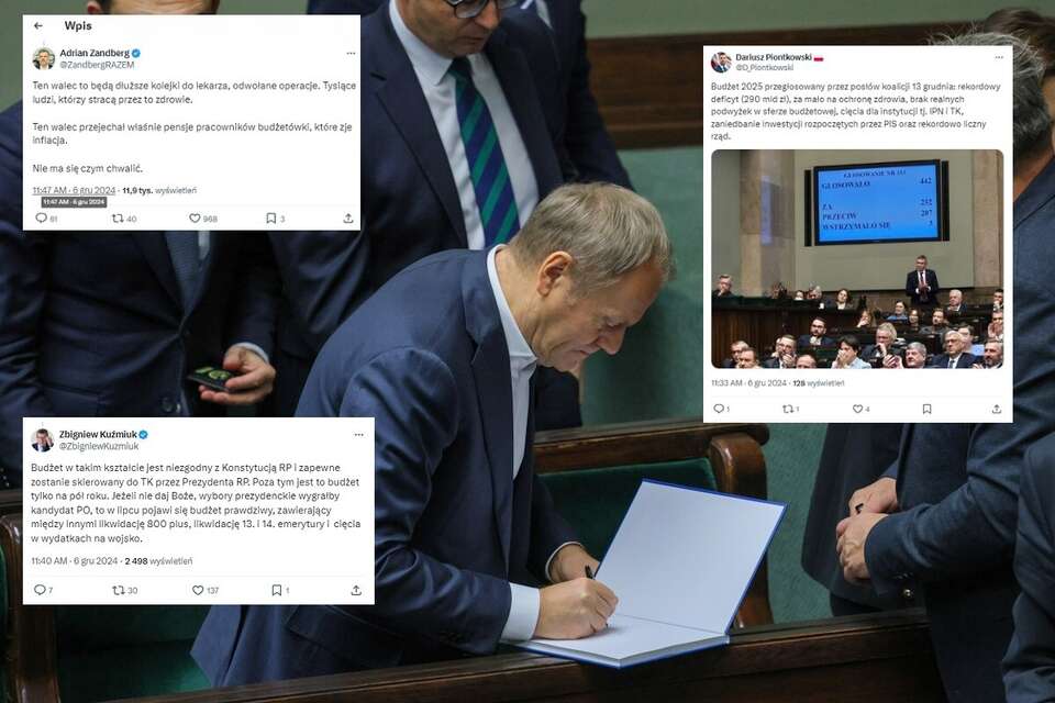 Donald Tusk w Sejmie / autor: PAP/Rafał Guz