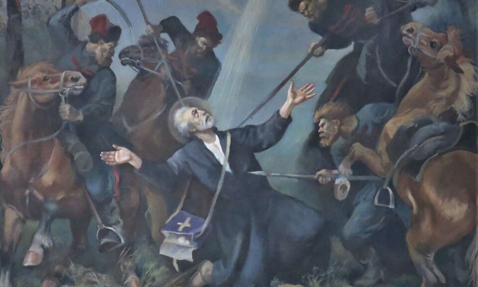 Męczeństwo św. Andrzeja Boboli SJ / autor: www.swietyandrzejbobola.pl