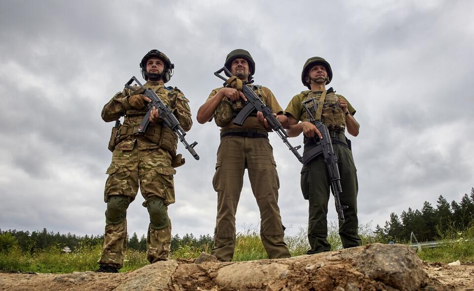 Ukraińscy żołnierze / autor: PAP/EPA