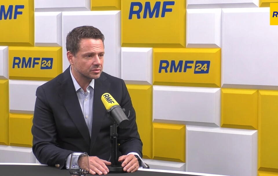 Rafał Trzaskowski w Porannej rozmowie w RMF FM / autor: screenshoot - Youtube: RMF24