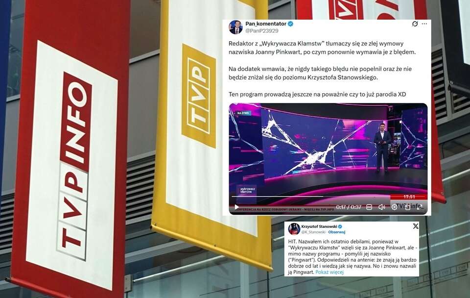 Hit! Pracownik neo-TVP znów źle wymówił nazwisko dziennikarki
