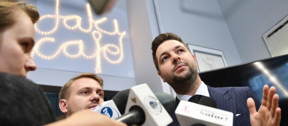 Wiceminister sprawiedliwości, kandydat PiS na prezydenta Warszawy Patryk Jaki / autor: PAP/Jacek Turczyk