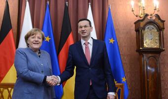 Rozpoczęło się spotkanie Morawieckiego z Merkel