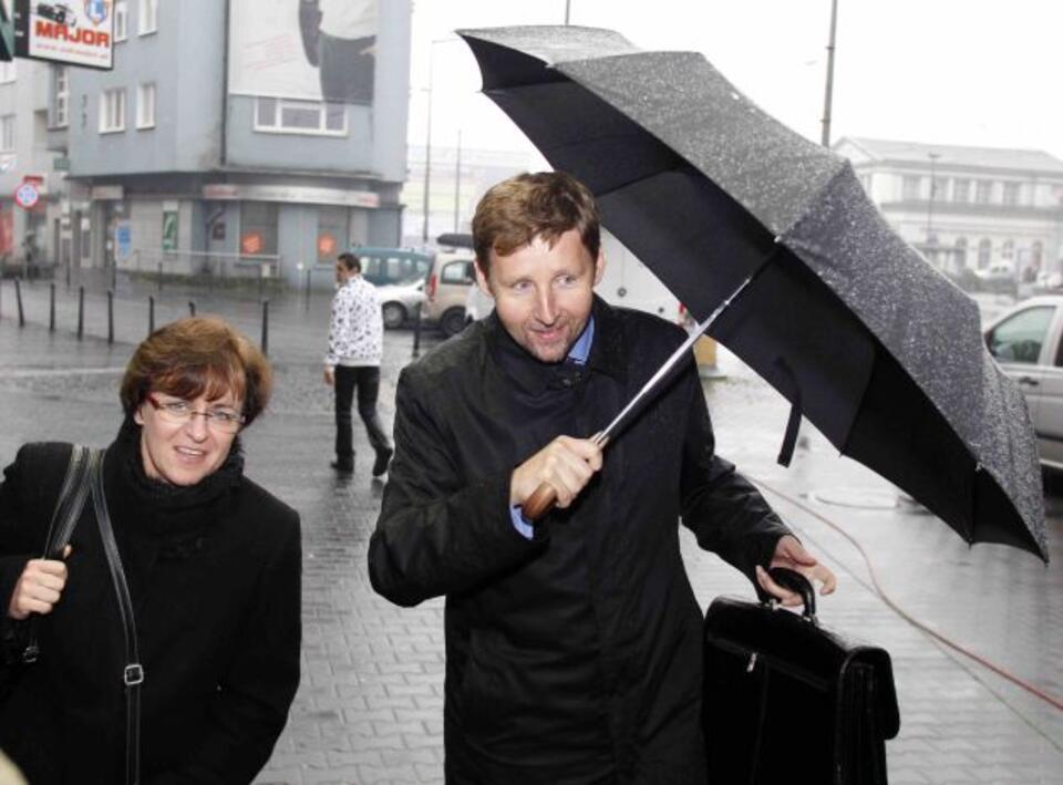 Joanna Kluzik-Rostkowska i Marek MIgalski Fot.  PAP