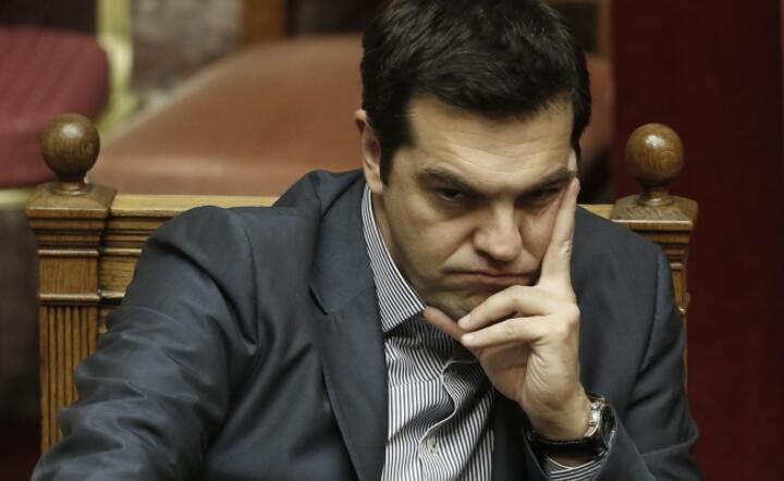 Premier Grecji Aleksis Ciprias: czy jego wolta znajdzie poparcie u zwykłych Greków? fot. PAP/ EPA/Yannis Kolesidis 