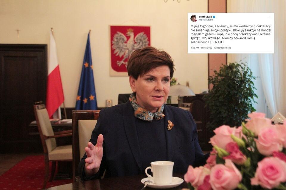 B. premier Beata Szydło / autor: Fratria