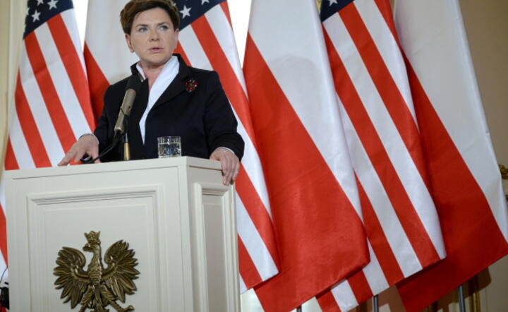 Premier Beata Szydło przemawia na seminarium biznesowym w Nowym Jorku, fot. PAP/Jacek Turczyk