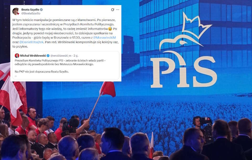 europoseł PiS Beta Szydło reaguje na artykuł o Prezydium Komitetu Politycznego PiS  / autor: Fratria/X