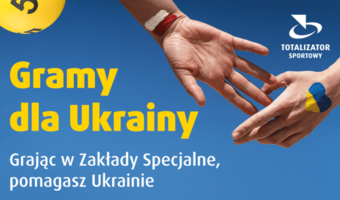 Dzięki Zakładom Specjalnym Totalizatora na wsparcie Ukrainy trafi ponad 4,2 mln zł