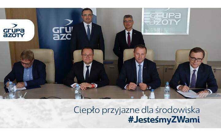 Podpisanie umowy Grupy Azoty z MPEC Tarnów / autor: twitter.com/Grupa_Azoty