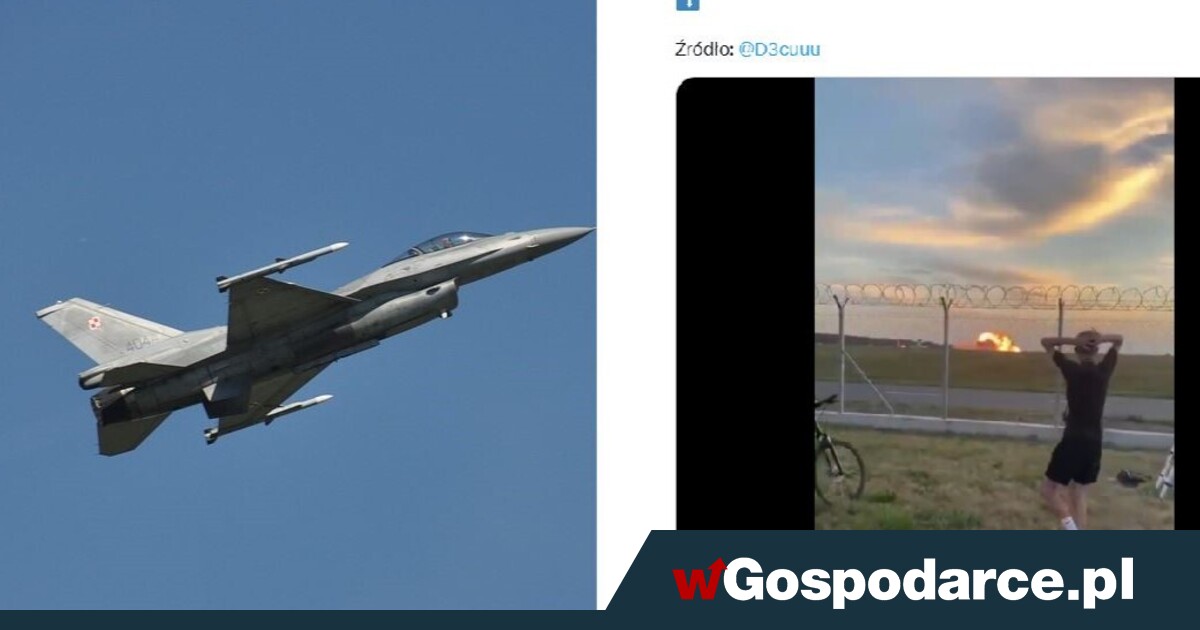 Katastrofa lotnicza w Radomiu. Rozbił się F-16
