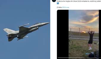 Katastrofa lotnicza w Radomiu. Rozbił się F-16