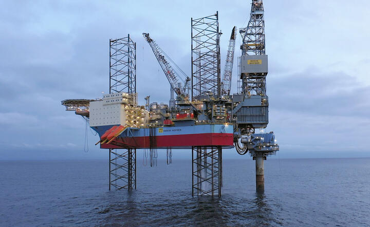 platforma Maersk Inspirer do wydobycia ze złoża / autor: Grupa LOTOS