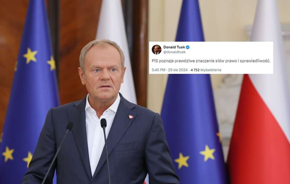 Donald Tusk / autor: PAP/Paweł Supernak, X