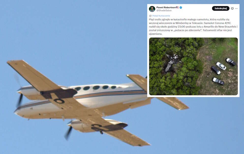 Пять человек погибли в авиакатастрофе Cessna в Техасе