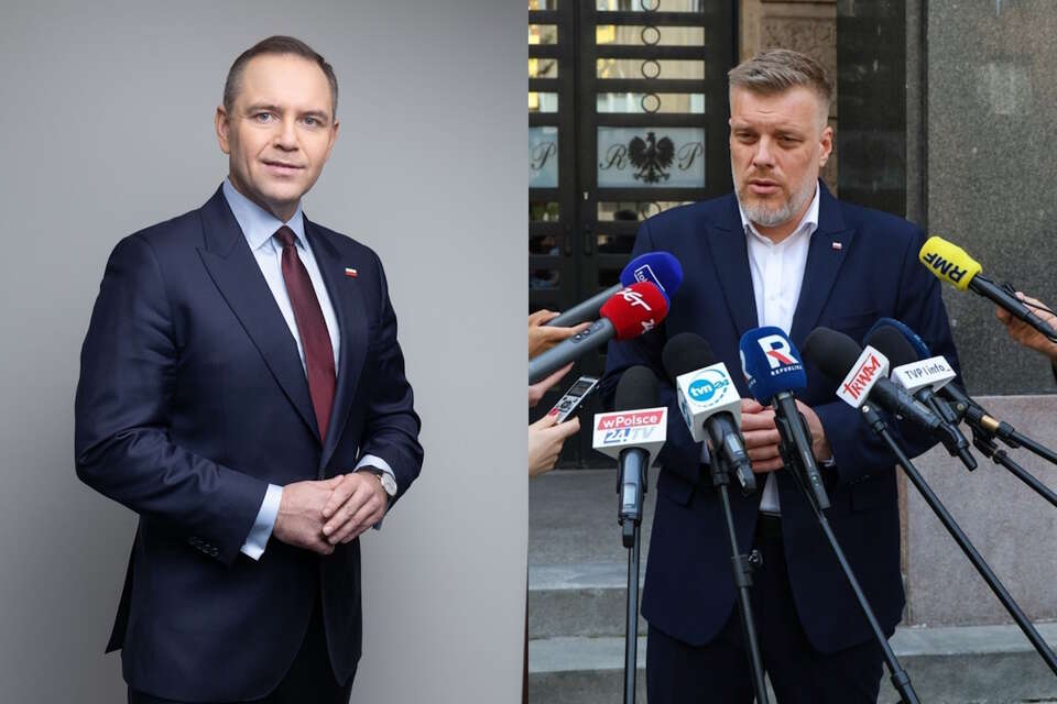Prezydent elekt Karol Nawrocki i Adrian Zandberg / autor: Fratria/PAP-Paweł Supernak