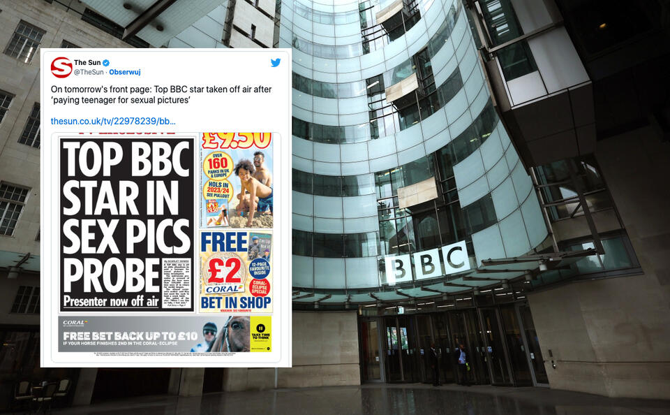 Skandal w BBC! W tle znany prezenter i nieletnia osoba