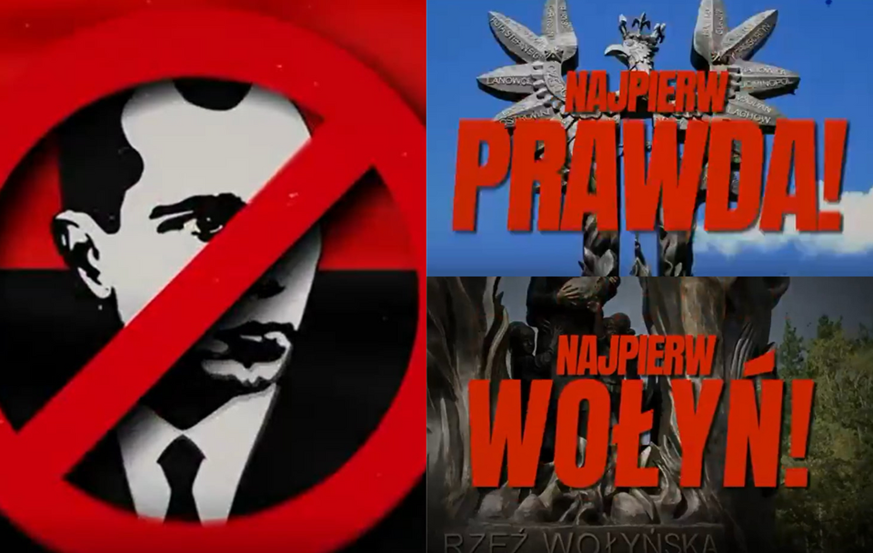A strong place  of the erstwhile  prime minister! "First the truth, first Volhynia"