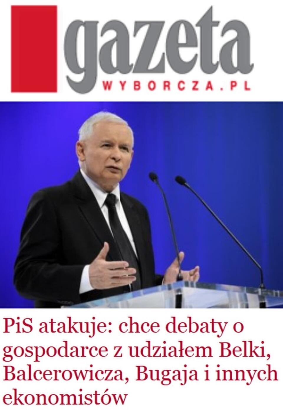 Fot. wPolityce.pl / Wyborcza.pl