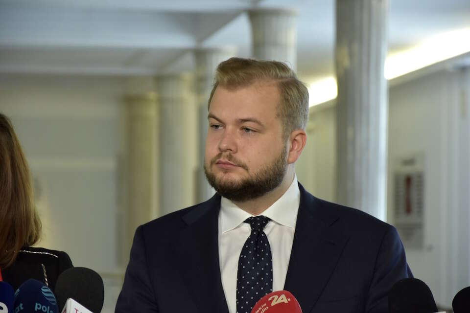 Poseł PiS Michał Moskal / autor: Fratria