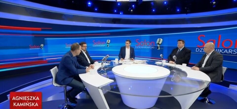 Salon Dziennikarski  / autor: screen TVP