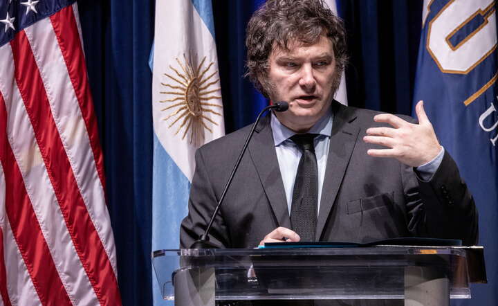 Prezydent Argentyny Javier Milei / autor: PAP