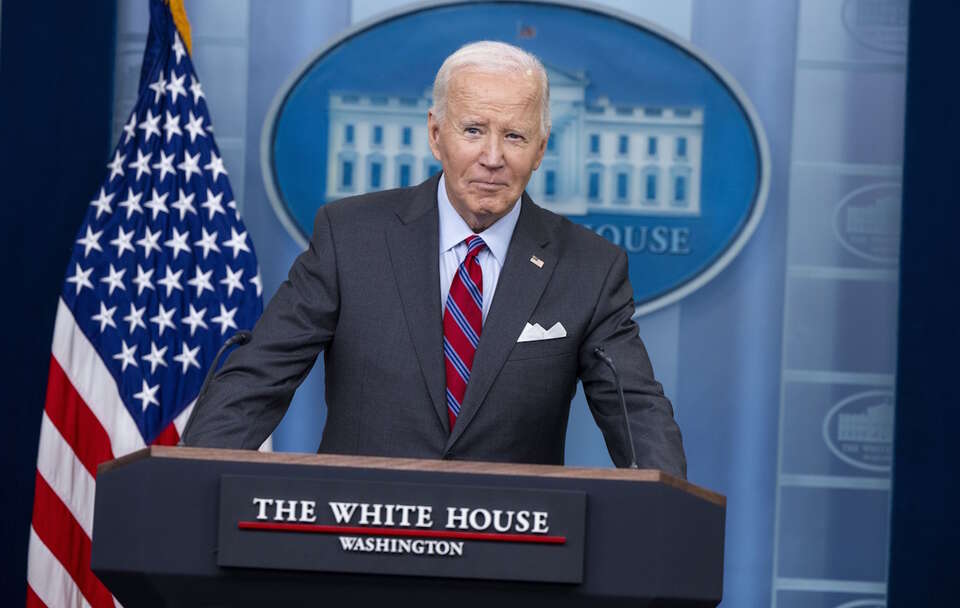 Joe Biden / autor: PAP/EPA/SHAWN THEW