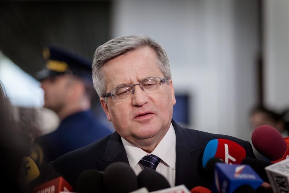 Były prezydent Bronisław Komorowski / autor: Fratria