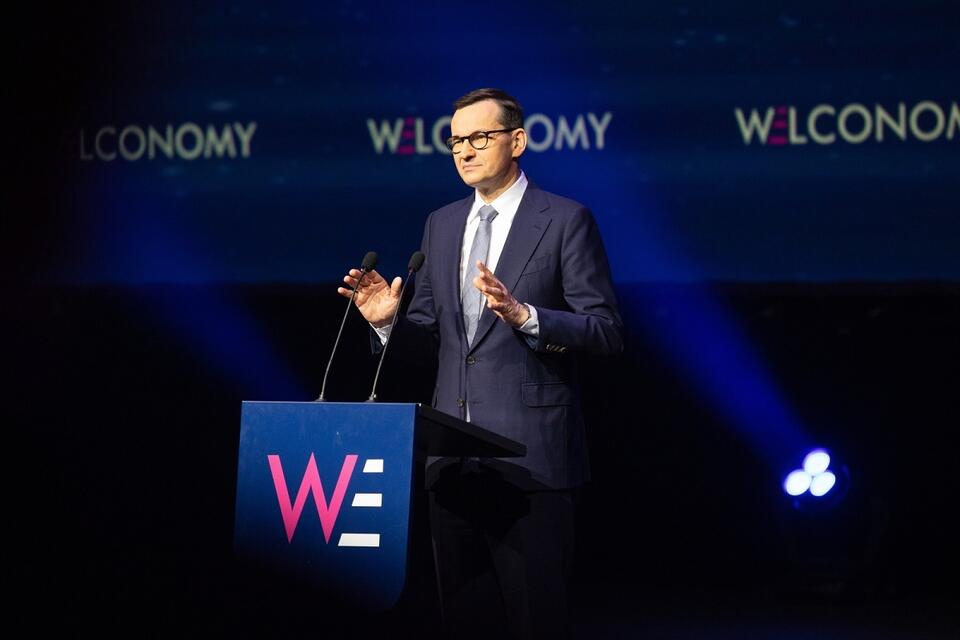 Premier Mateusz Morawiecki przemawia podczas XXX Welconomy Forum in Toruń / autor: PAP/Michał Kuras